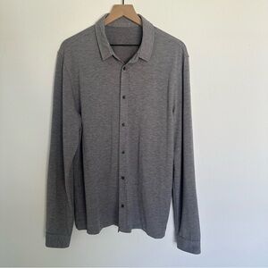 Men's Gray Long Sleeve Shirt